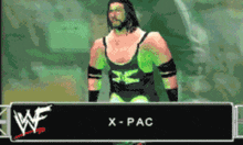 a pixelated image of a wrestler with the name x-pac