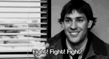 Fight Goading GIF - Fight Goading Jim Halpert GIFs