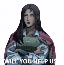 will you help us greta castlevania are you going to assist us are you willing to lend us a hand