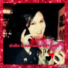 stella is adrienne 's # 1 fan !