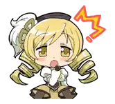 a cartoon of a girl with a surprised look on her face and a shocked expression .