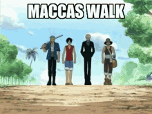 Maccas One Piece GIF - Maccas One Piece Walk GIFs