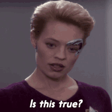 Is This True Seven Of Nine GIF - Is This True Seven Of Nine Jeri Ryan GIFs