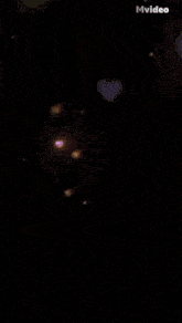 a close up of a woman 's face with the words mvideo above it