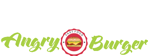 Angryburger Fastfood Sticker - Angryburger Angry Fastfood Stickers