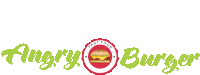 Angryburger Fastfood Sticker - Angryburger Angry Fastfood Stickers