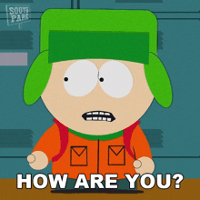 How Are You Kyle Broflovski GIF - How Are You Kyle Broflovski South Park Cupid Ye GIFs