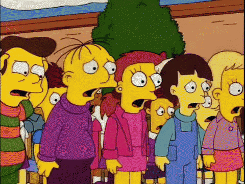 The Simpsons Cool I'm Dead GIF