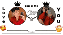 a picture of a man and a woman with the name seenu on the bottom
