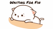 Waiting Fin GIF - Waiting Fin Finny GIFs