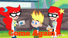 Johnny Test Come Again GIF - Johnny Test Come Again What Did You Say GIFs