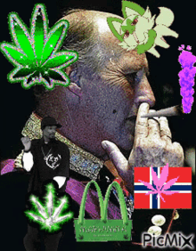 Kong Harald King Of Norway GIF - Kong Harald King Of Norway Weed GIFs