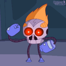 a cartoon character from bravest warriors is shown