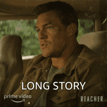 Long Story Jack Reacher GIF - Long Story Jack Reacher Alan Ritchson GIFs