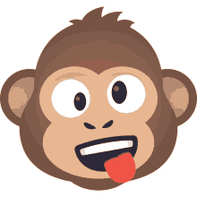 emoji monkey