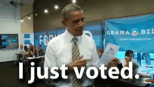 Obama Vote GIF - Obama Vote Voting GIFs