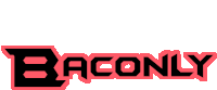 Baconly Red Sticker - Baconly Bacon Red Stickers