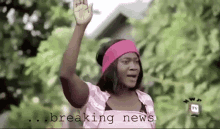 Breaking News Mercy Johnson GIF - Breaking News Mercy Johnson GIFs