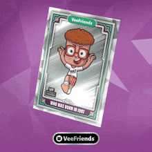 a card that says veefriends on the top
