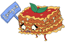 sad bitch lasagna lasagna cartoon animation
