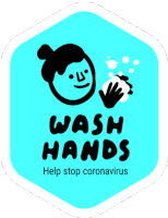 Wash Hands Help Stop Coronavirus Sticker - Wash Hands Help Stop Coronavirus Coronavirus Stickers
