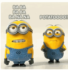 Minion Banana GIF - Minion Banana Potato GIFs