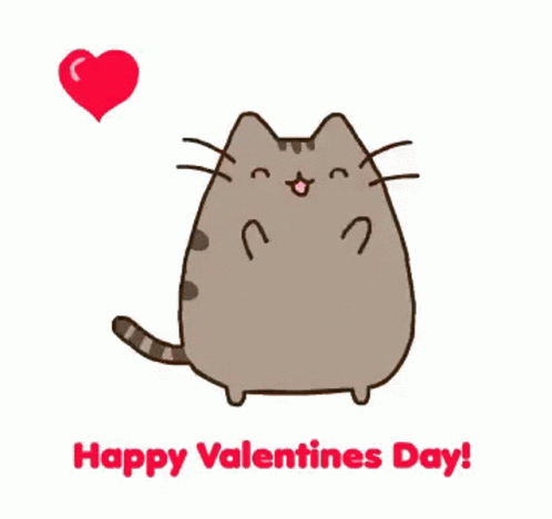 Happy Valentines Day Cat GIF - Happy Valentines Day Cat Cute ...