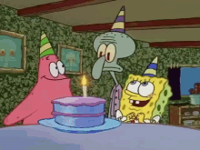 Spongebob Birthday Spongebob GIF - Spongebob Birthday Spongebob Spongesquidpat GIFs