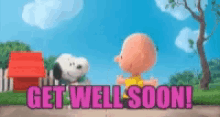 Get Well Soon Feel Better GIF - Get Well Soon Feel Better Snoopy GIFs