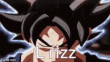 Rizz L Rizz GIF - Rizz L Rizz Goku GIFs