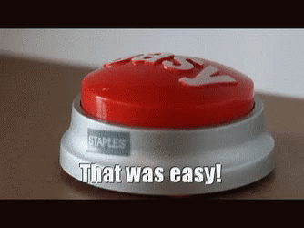 Staples Easy Button GIF - Staples Easy Button That Was Easy - Discover &  Share GIFs