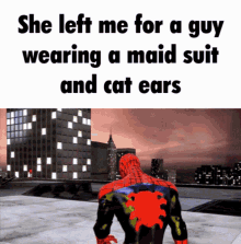 Spider Man Sad GIF - Spider Man Sad Cat Ears GIFs