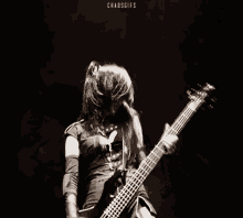 heavymetal guitar rocker rock girl