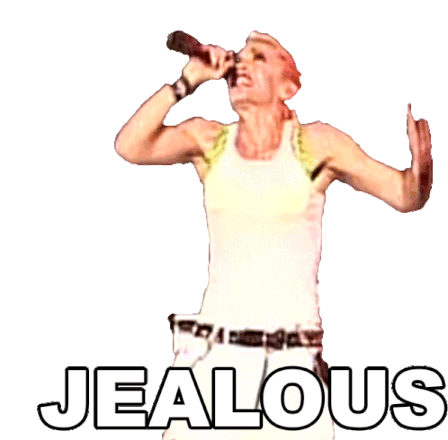 Jealous Gwen Stefani Sticker