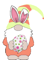 Happy Easter Gnomes Sticker - Happy Easter Gnomes Egg Hunt Stickers