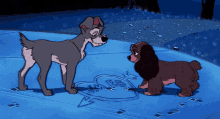 Lady And The Tramp Heart GIF - Lady And The Tramp Heart Couple GIFs