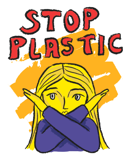 Stop Plastic Banned Plastic Sticker - Stop Plastic Banned Plastic Clean And Green Stickers