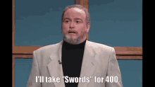 Snl Swords GIF - Snl Swords Jeopardy GIFs