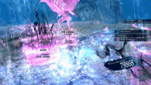 a screenshot of a video game with the total damage at 79868