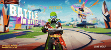 a screenshot of a video game that says battle in style on it
