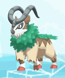 gogoat pokemon grass goat bharal