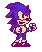 sonic the hedgehog is a pixel art character from sonic the hedgehog video game .