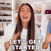 Let'S Get Started Shea Whitney GIF - Let'S Get Started Shea Whitney Let'S Begin GIFs