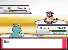 Miltank Muscle Used Low Kick GIF