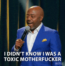 I Didn’t Know I Was A Toxic Motherfucker Donnell Rawlings GIF - I Didn’t Know I Was A Toxic Motherfucker Donnell Rawlings A New Day GIFs