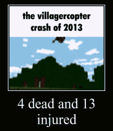 The Villagercoptercrashof2013 Minecraft GIF - The Villagercoptercrashof2013 Minecraft Crotas GIFs
