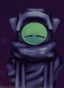 a drawing of a robot with a yellow face on it