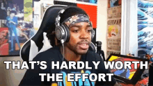 Thats Hardly Worth The Effort The Black Mastadonte GIF - Thats Hardly Worth The Effort The Black Mastadonte Not Worth The Effort GIFs