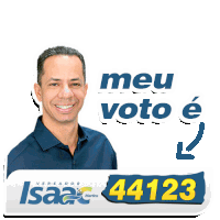 a sticker for isaac martins with the number 44123