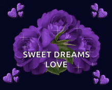 sweet dreams flowers sparkles purple flowers